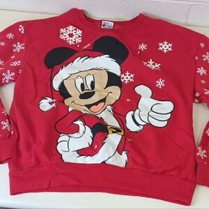 Disney Red Mickey Mouse Kids Sweatshirt